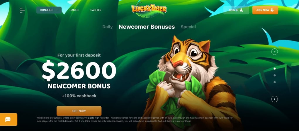 lucky tiger casino bonuses