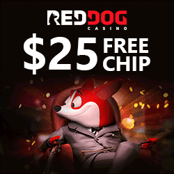 Red Dog Casino Bonus 25 Free Schip