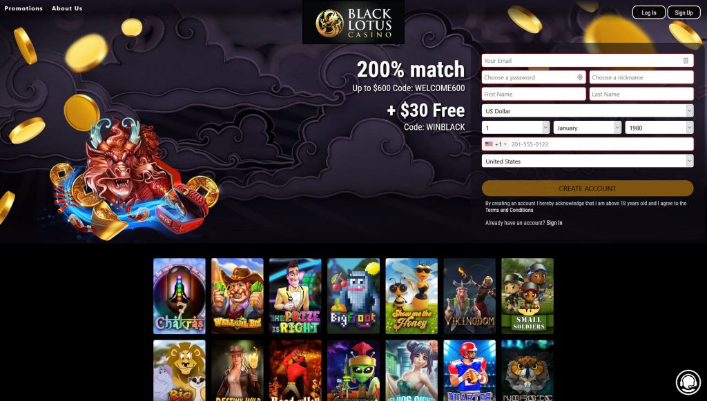 Online Black Lotus Casino Review 2023: Login, No Deposit Bonus and Free Spins 5