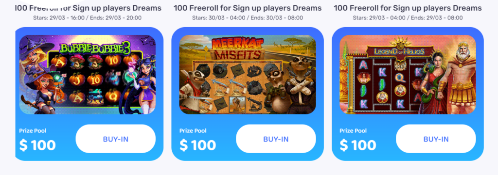 Dreams Casino’s Bonus Offers